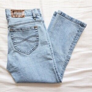 Lee Juniors Straight Leg Cropped Jeans Size 5